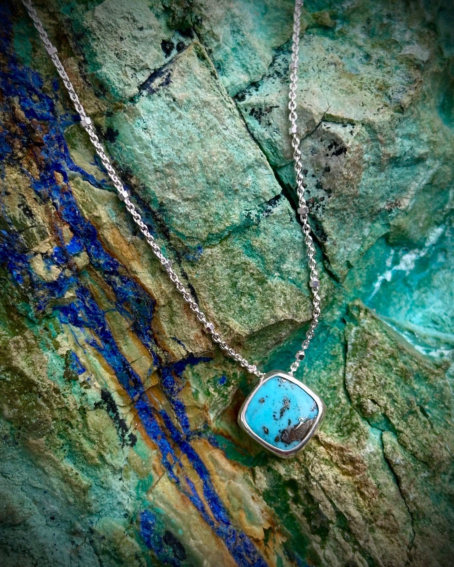 Nacozari Turquoise Charm Necklace