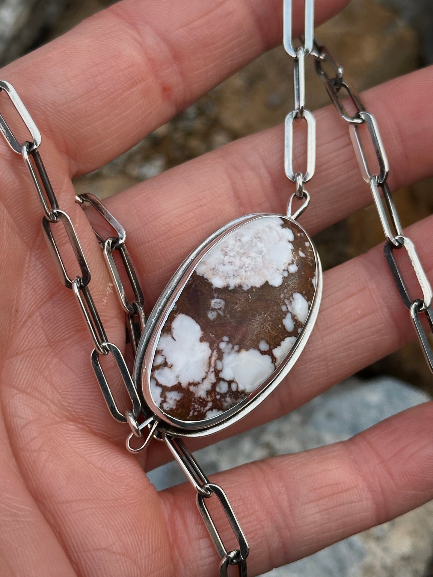 Wild Horse Link Chain Necklace