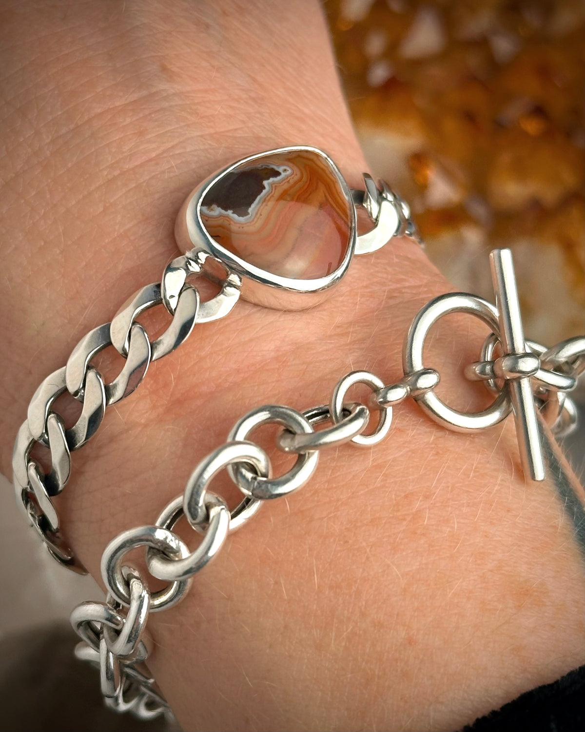 Badlands Dryhead Agate Bracelet