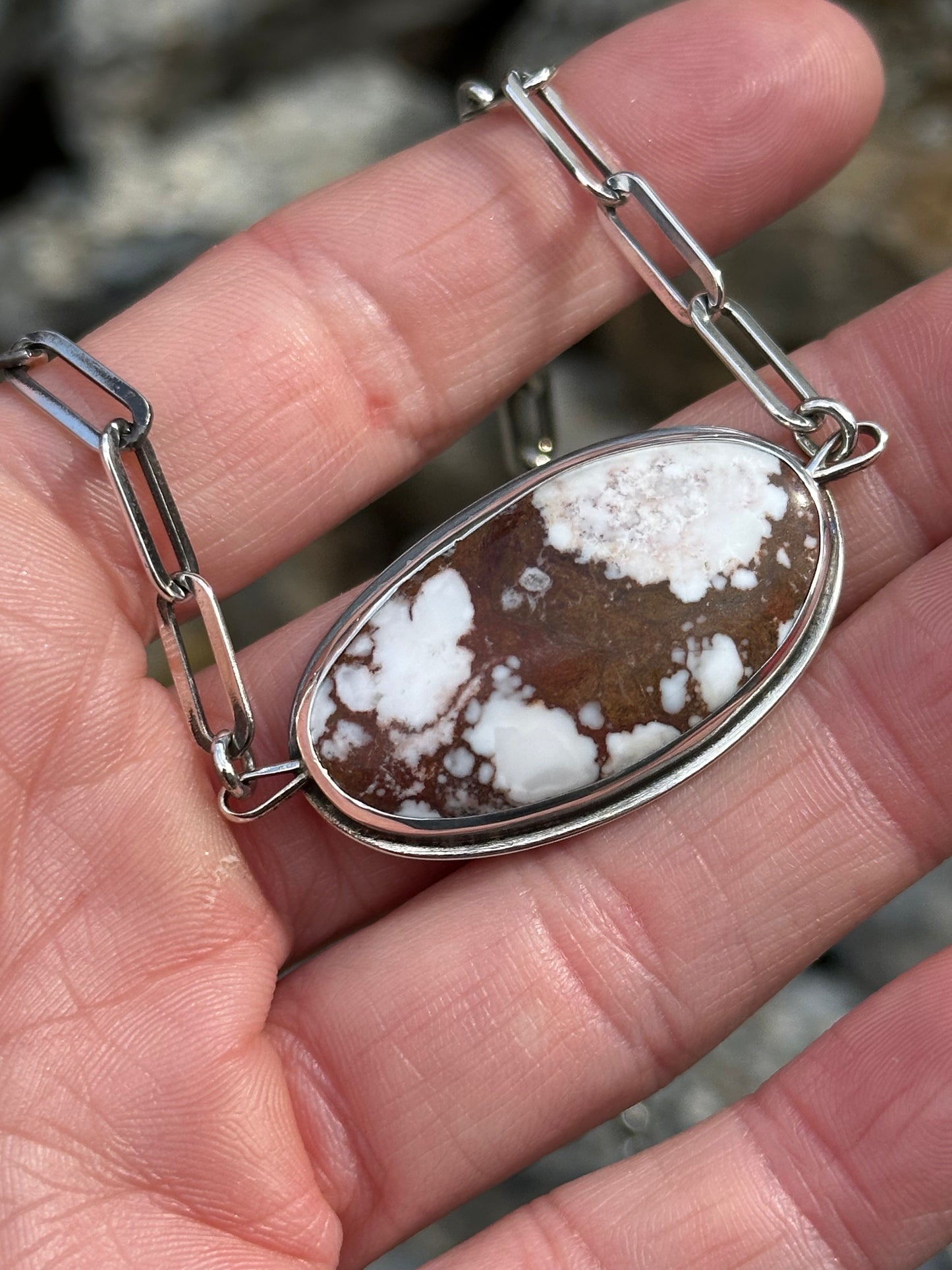 Wild Horse Link Chain Necklace