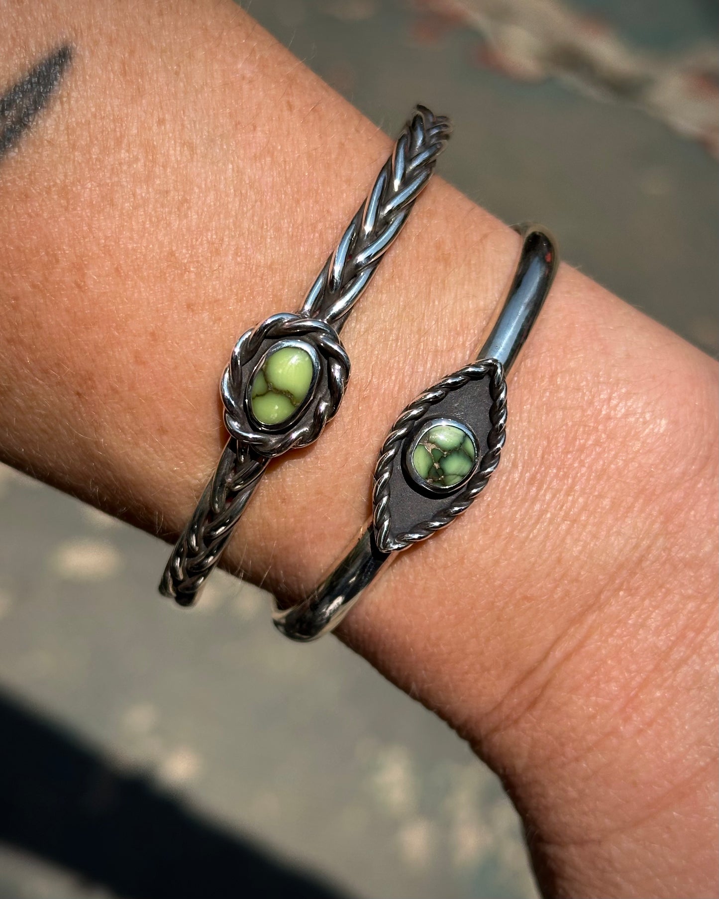 Damele Turquoise Braided Cuff