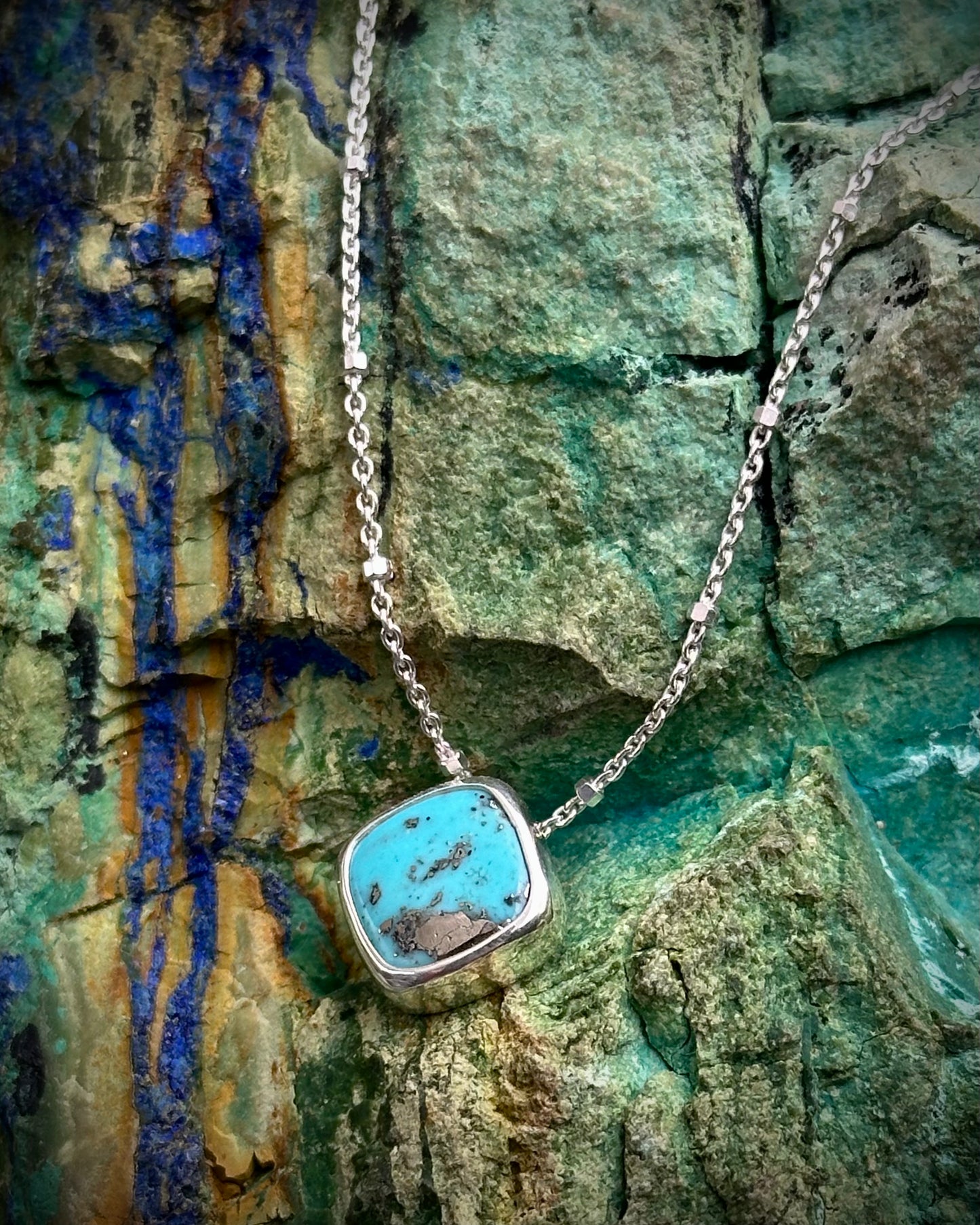 Nacozari Turquoise Charm Necklace
