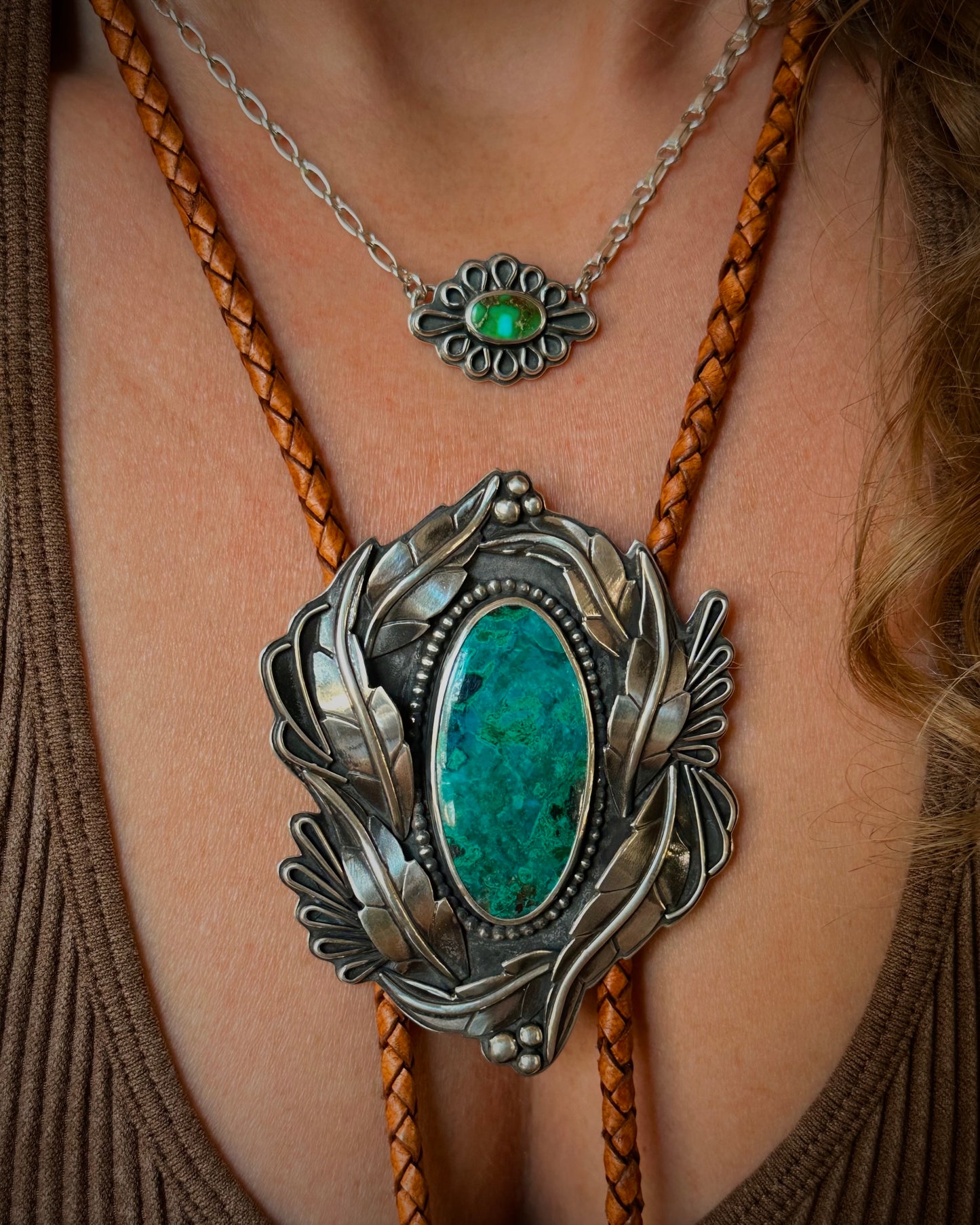 Meadowbeam Sonoran Gold Turquoise Necklace