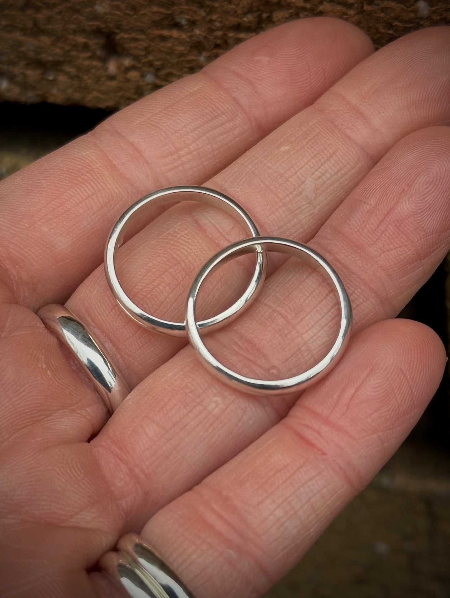 Single Sterling Silver Ring 3mm - made to order