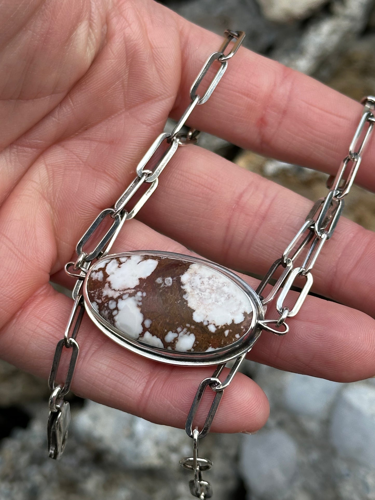 Wild Horse Link Chain Necklace