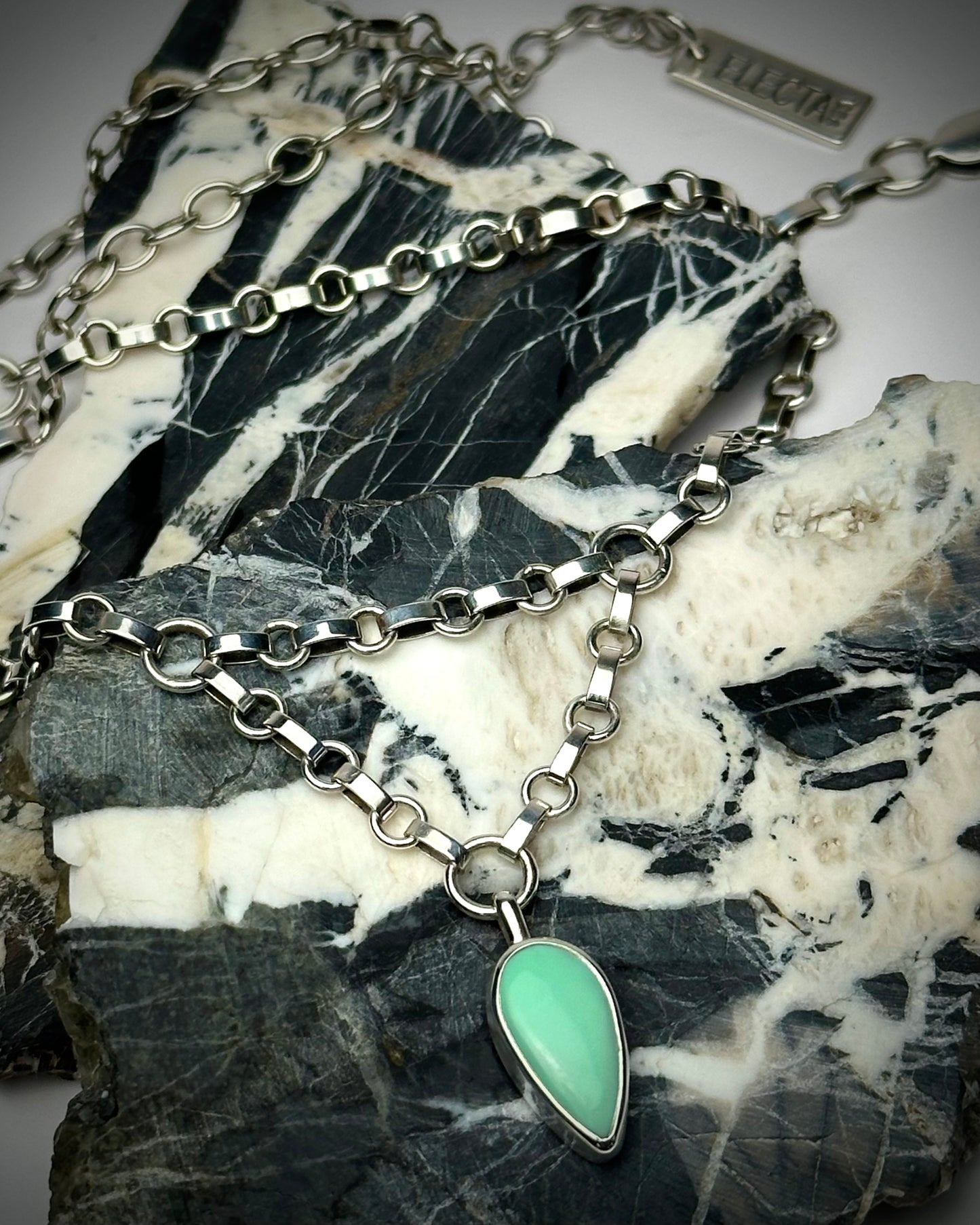 Variscite Point Adjustable Necklace