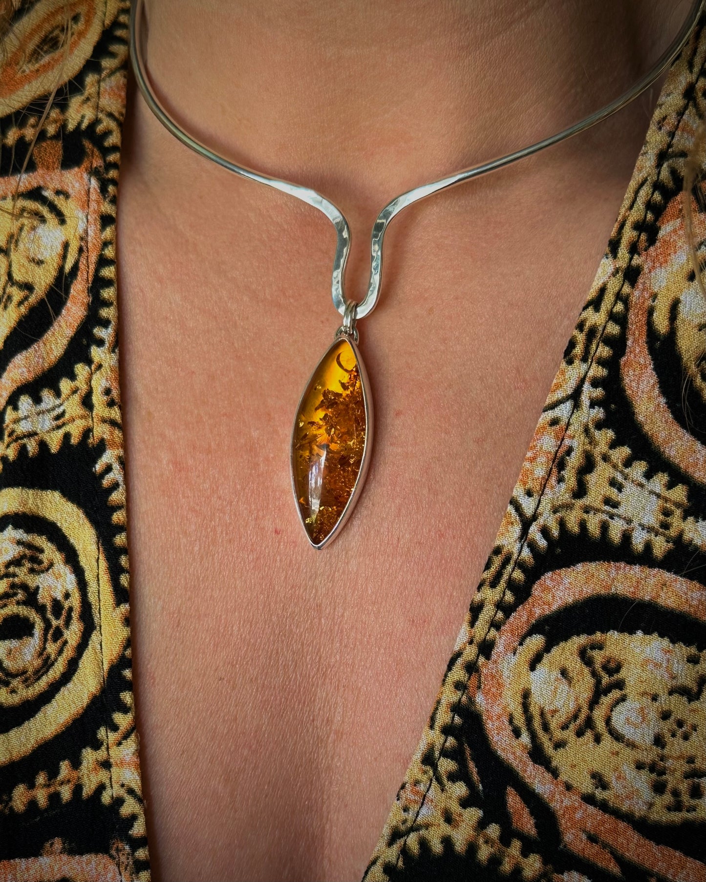 Baltic Amber Neck Ring