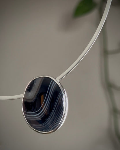 Banded Agate Collar