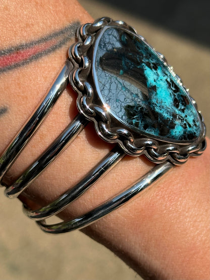 Chained Down Nacozari Turquoise Cuff