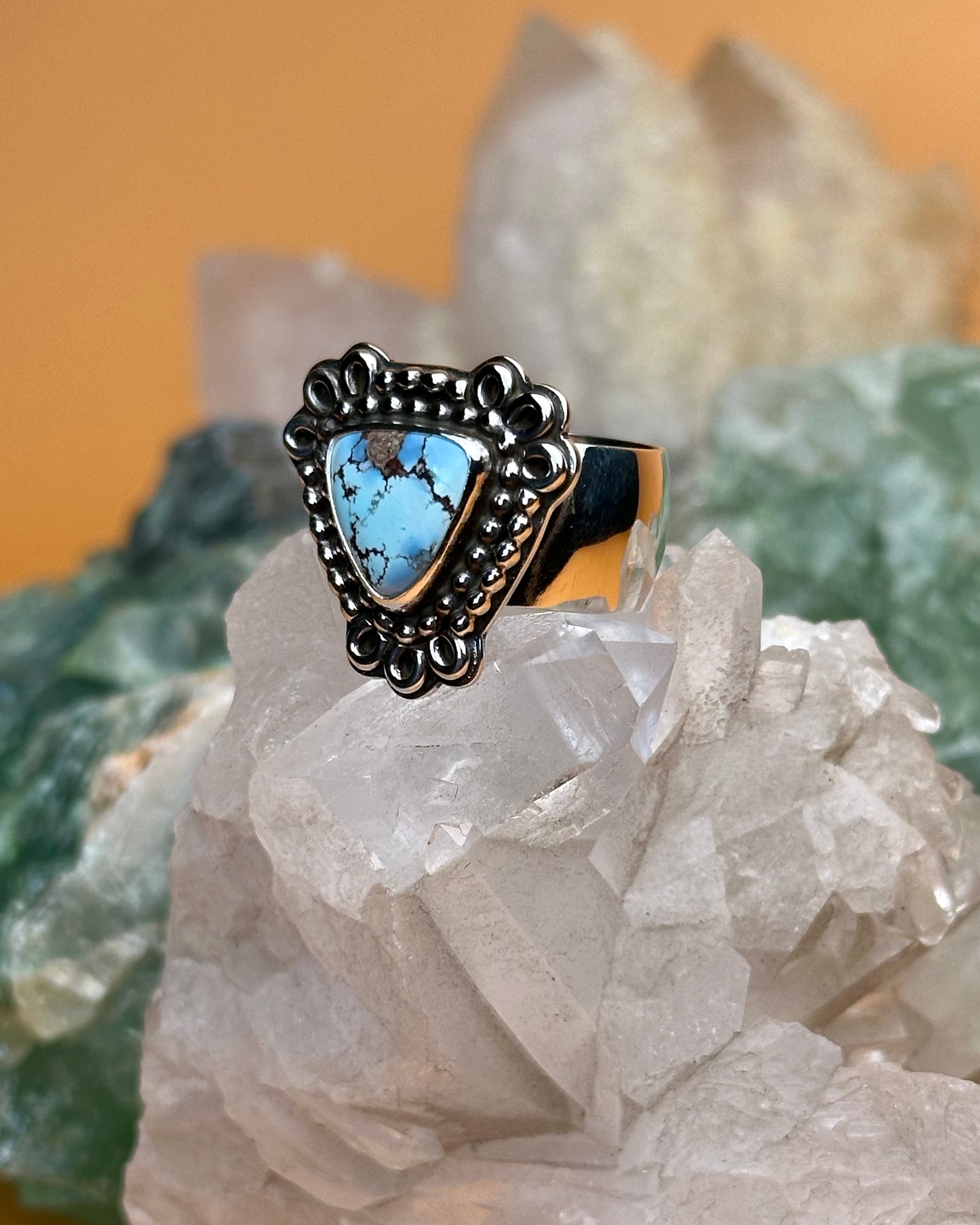 Golden Hills Trillion Ring {size 6}