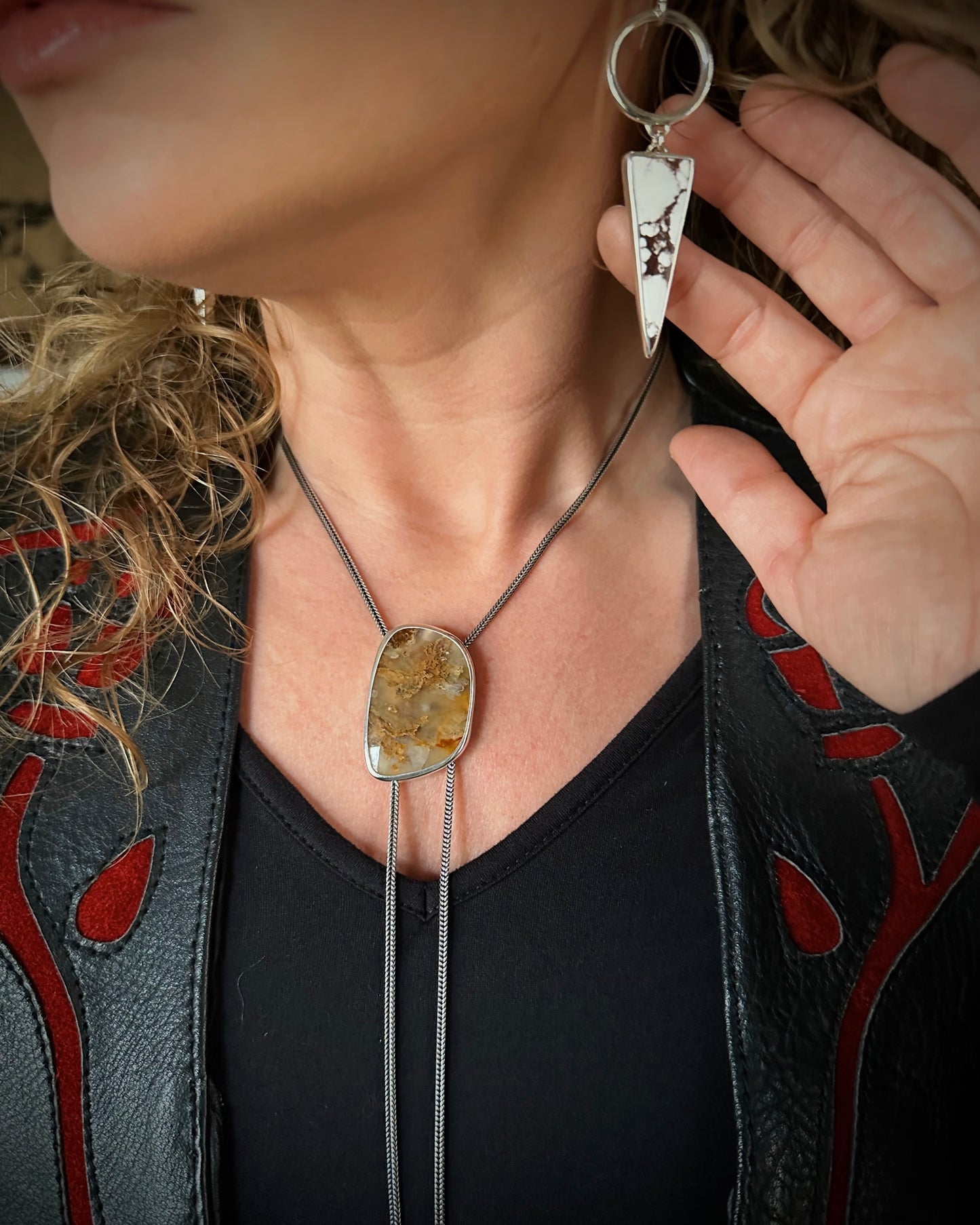 Bolo - Graveyard Point Plume Agate