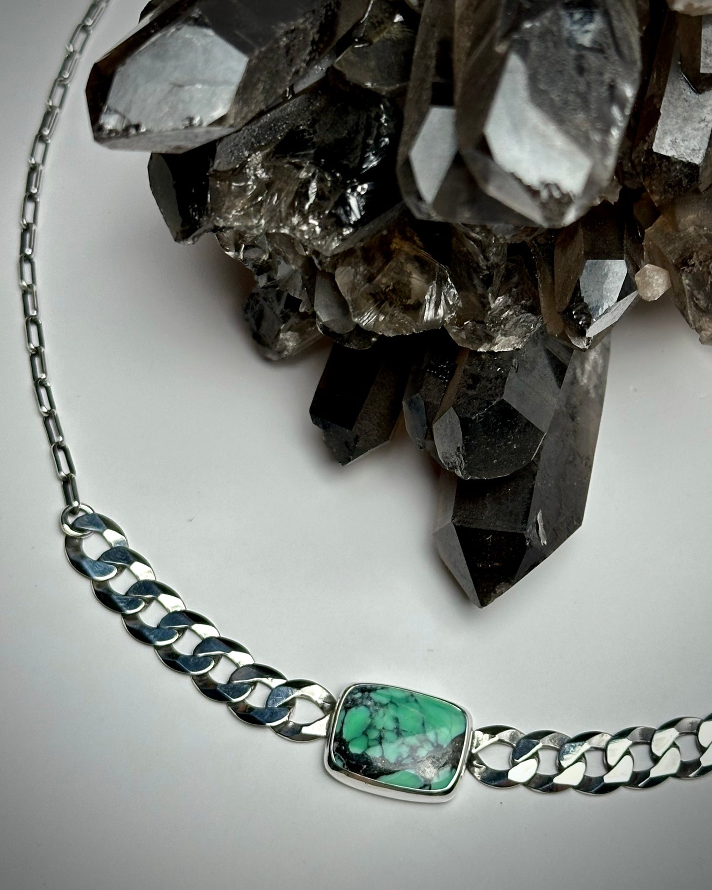 Foundation Collar - Emerald Rose Variscite