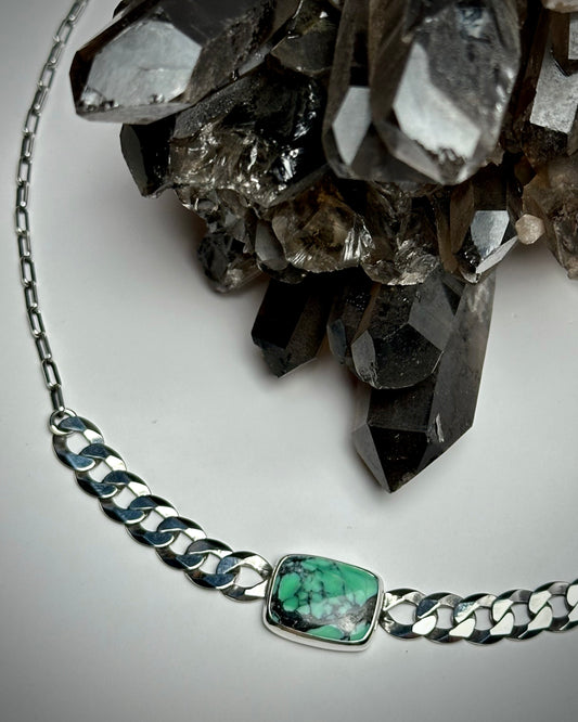 Foundation Collar - Emerald Rose Variscite