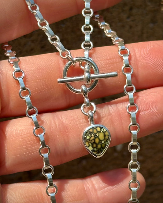 Damele Turquoise Toggle Necklace