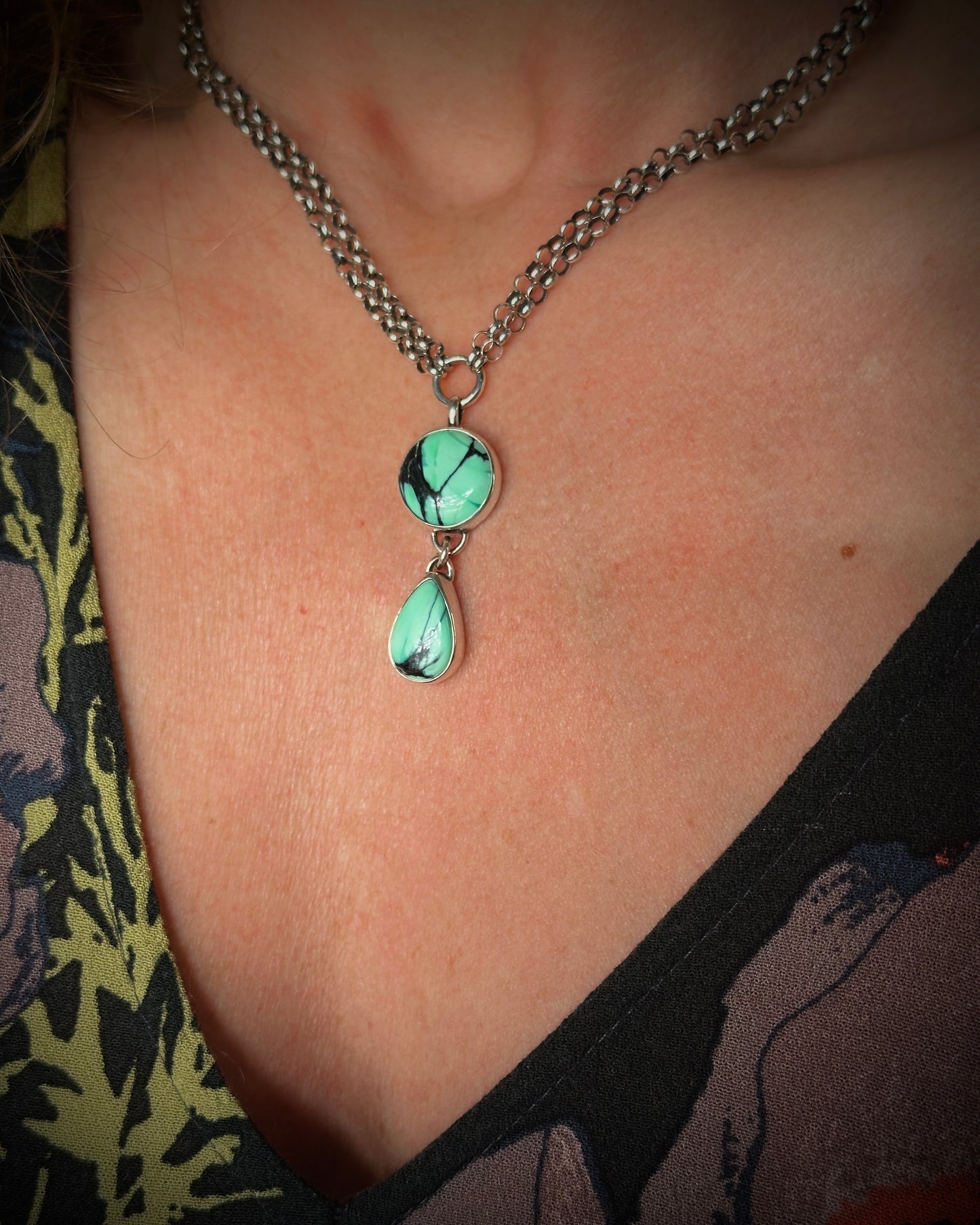 Spring Variscite Sweetheart Collar