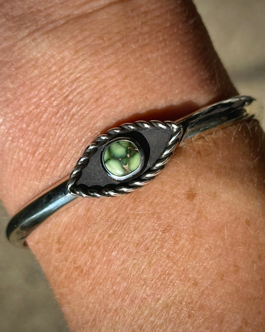Evil Eye Damele Turquoise Cuff