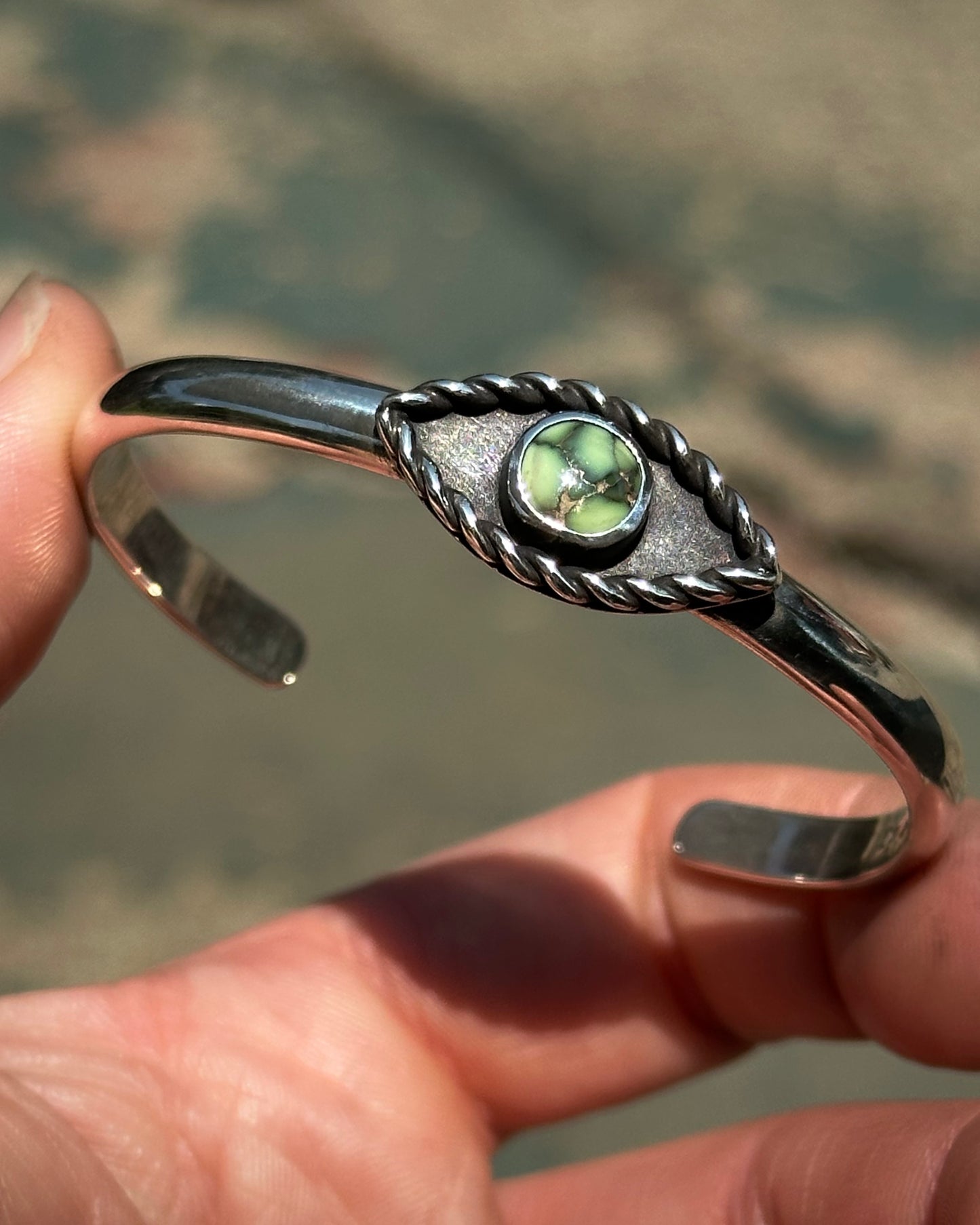 Evil Eye Damele Turquoise Cuff