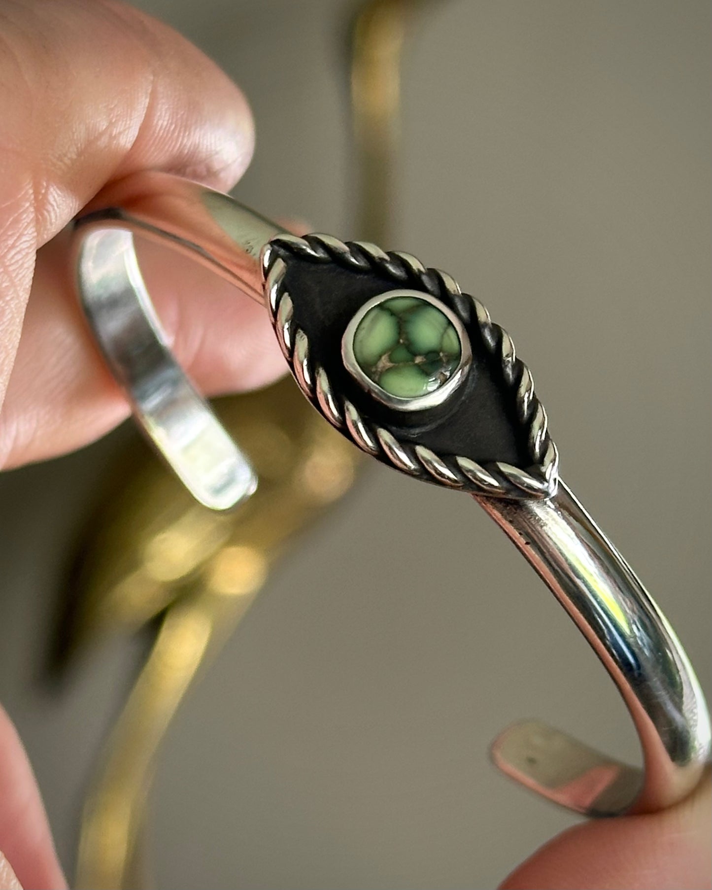 Evil Eye Damele Turquoise Cuff