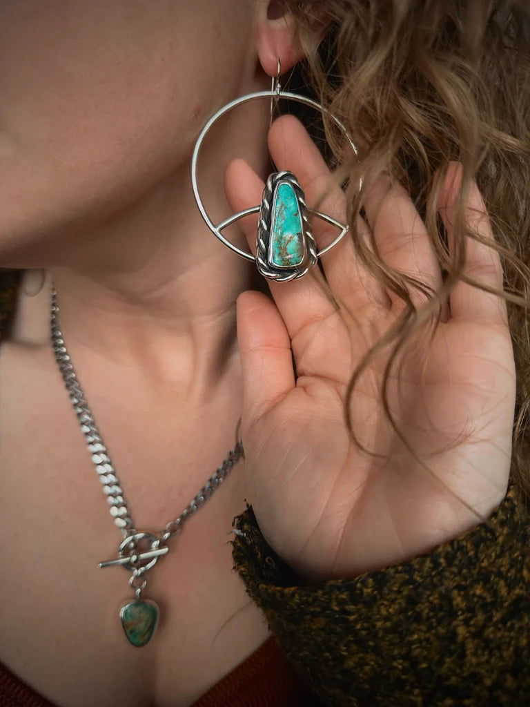 From The Ashes Turquoise Hoops