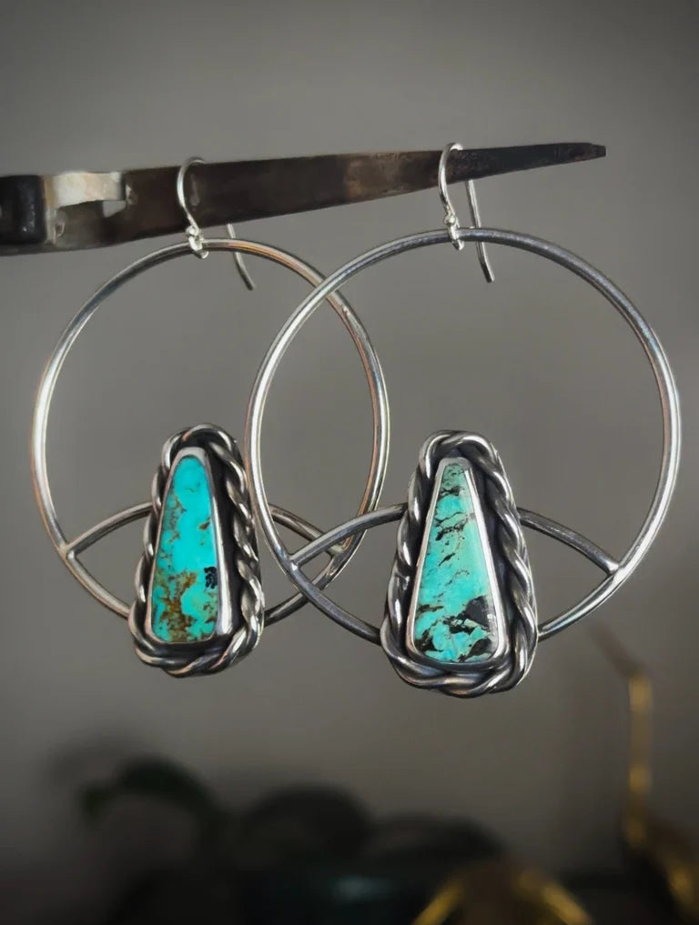 From The Ashes Turquoise Hoops