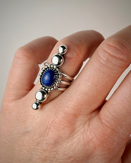 After Midnight Lapis Lazuli Ring - sz 6