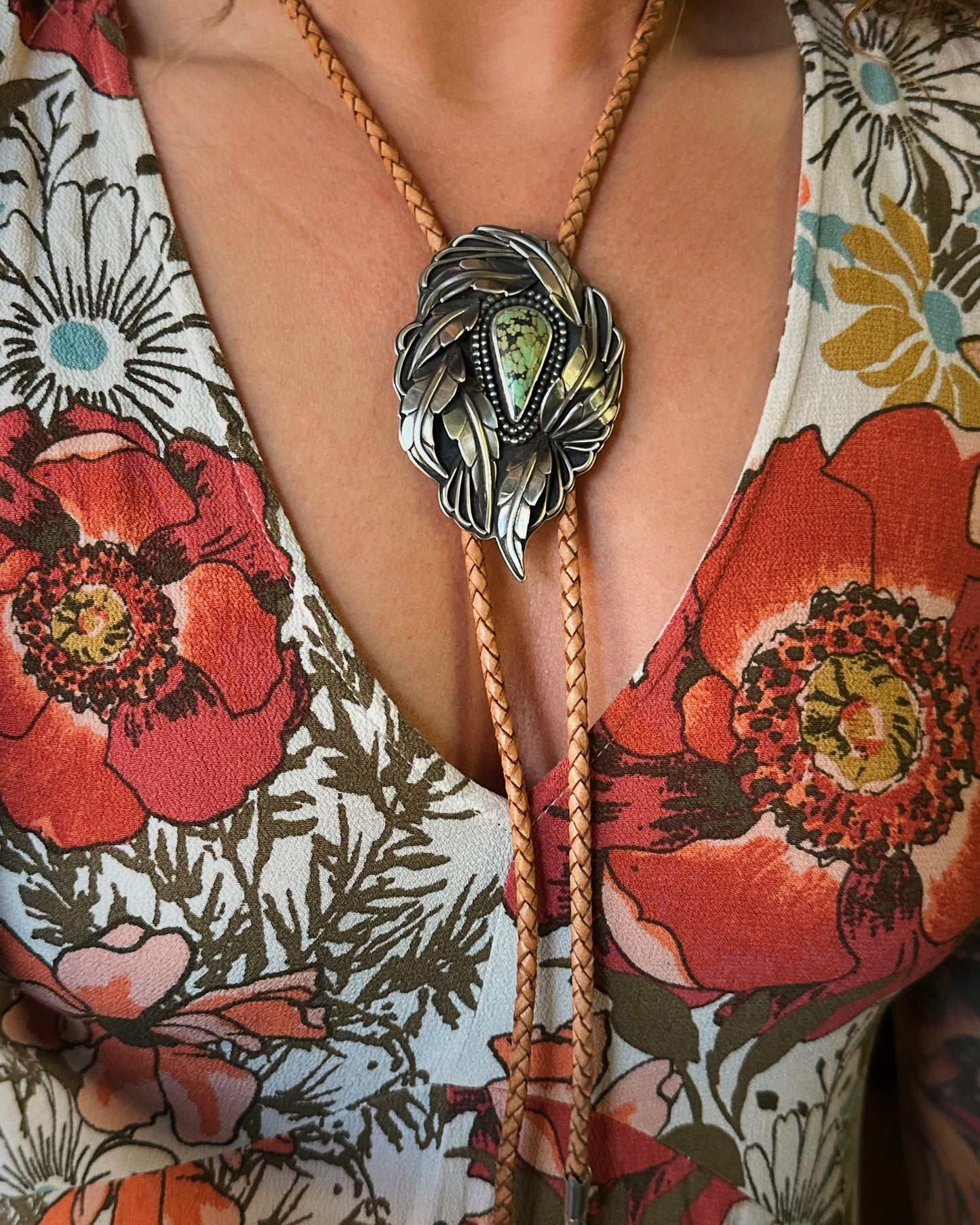 Whisperleaf Bolo Tie