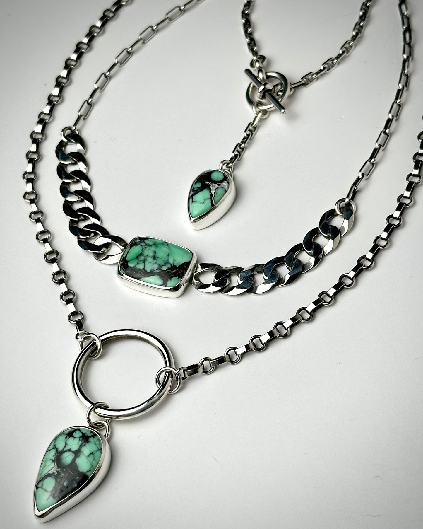 Foundation Collar - Emerald Rose Variscite