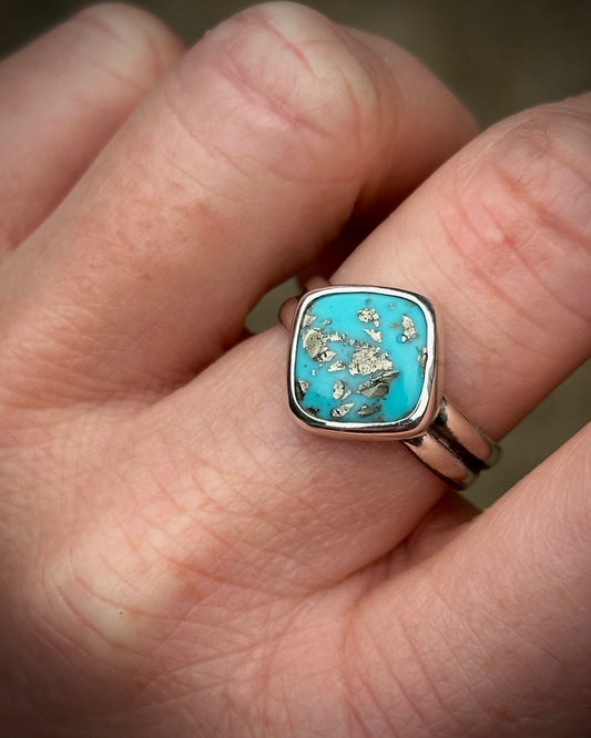 Nacozari Turquoise Ring {sz. 8.5}