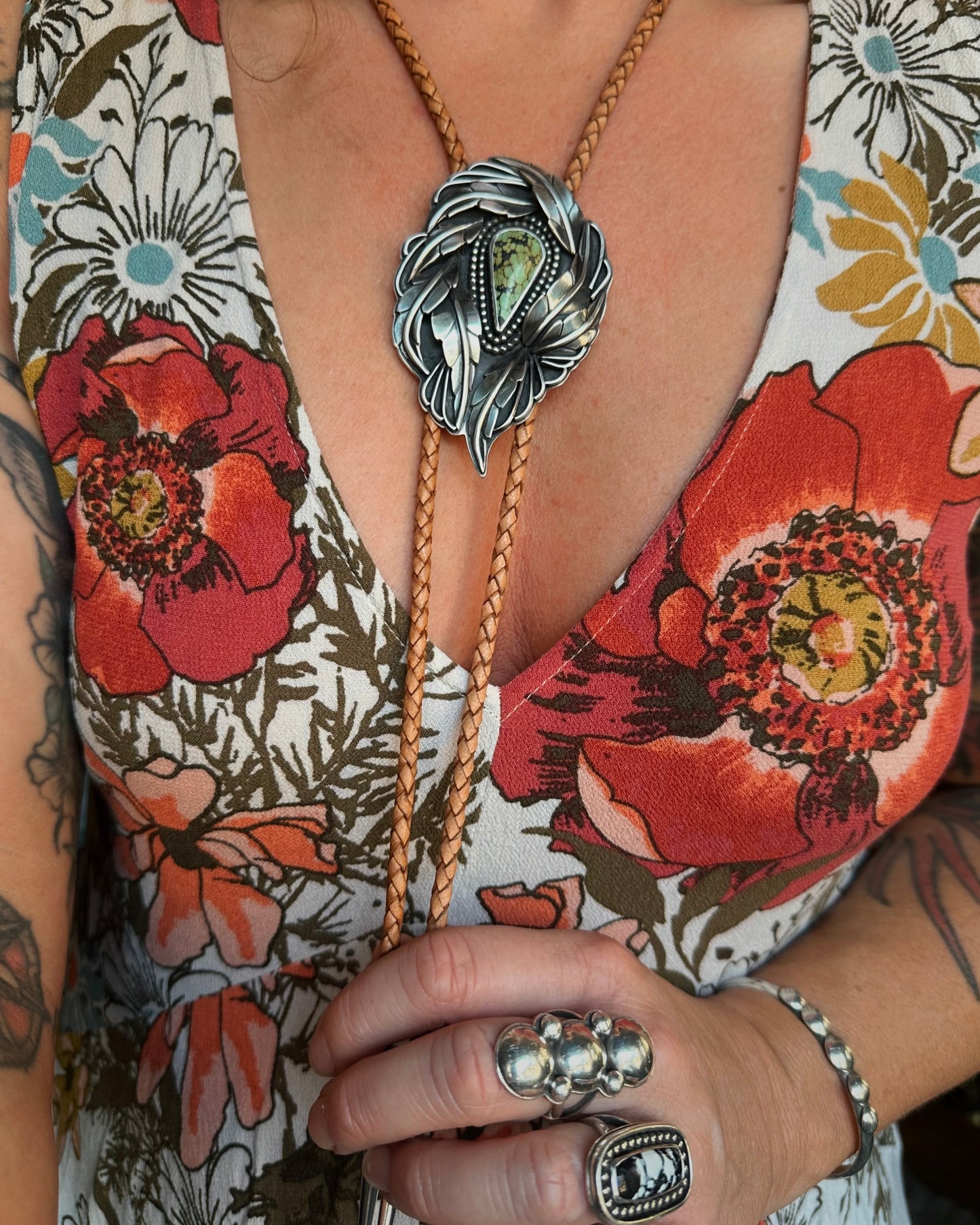 Whisperleaf Bolo Tie