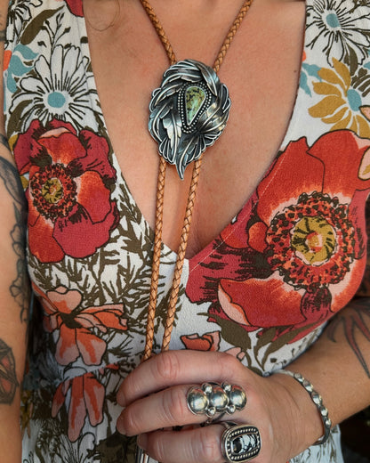 Whisperleaf Bolo Tie