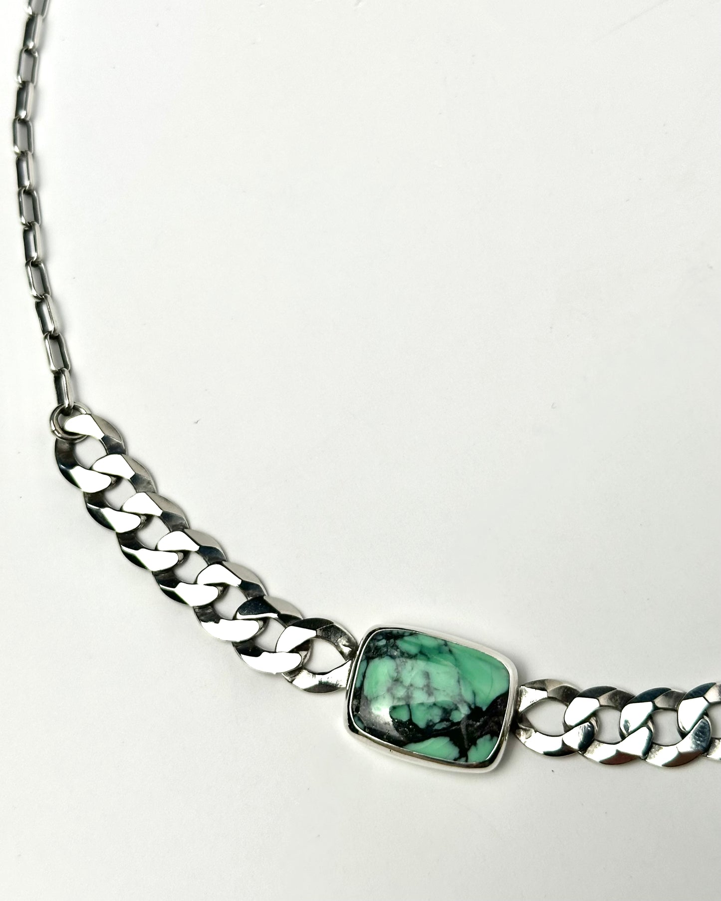 Foundation Collar - Emerald Rose Variscite