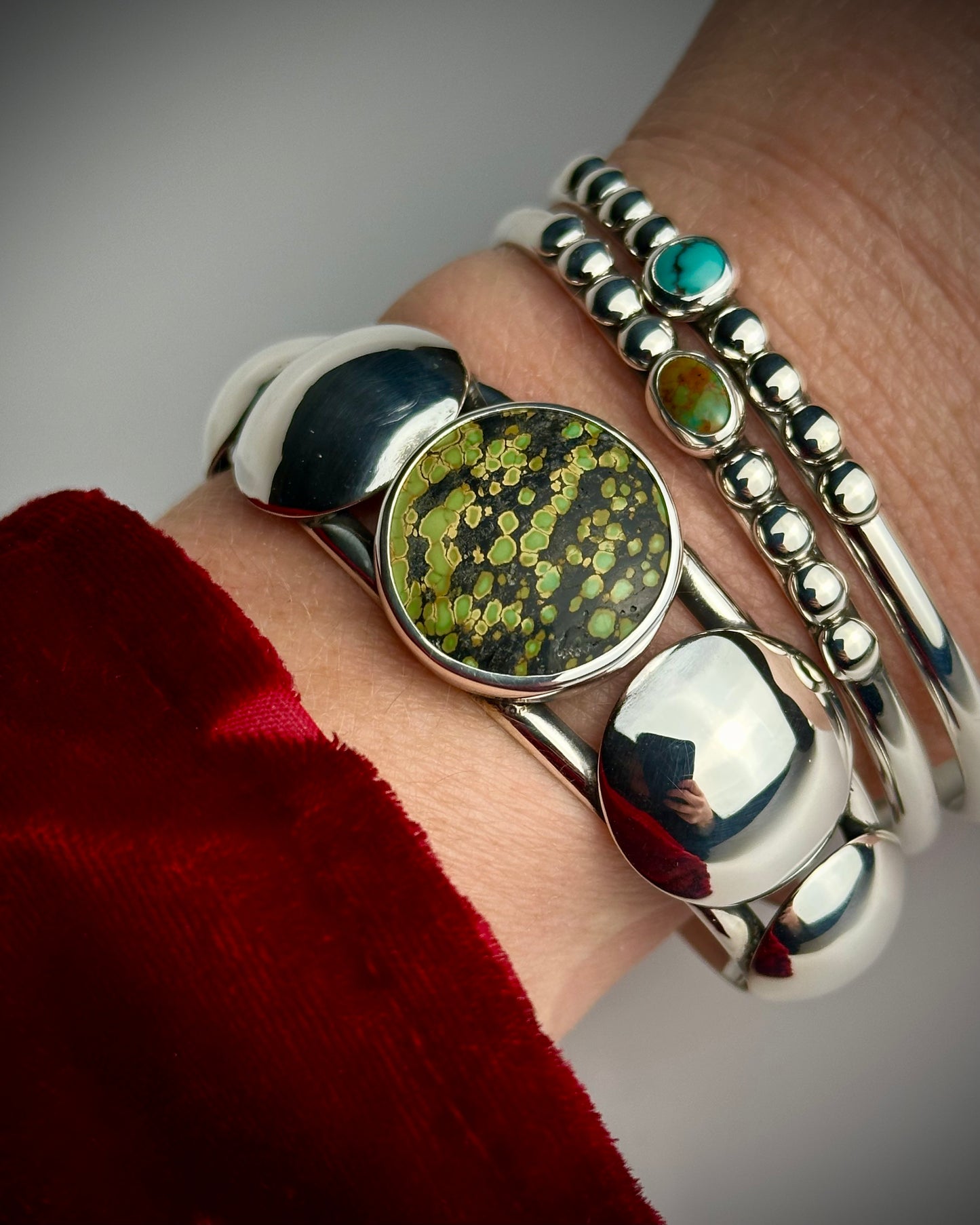 Hubei Turquoise Stacking Cuff