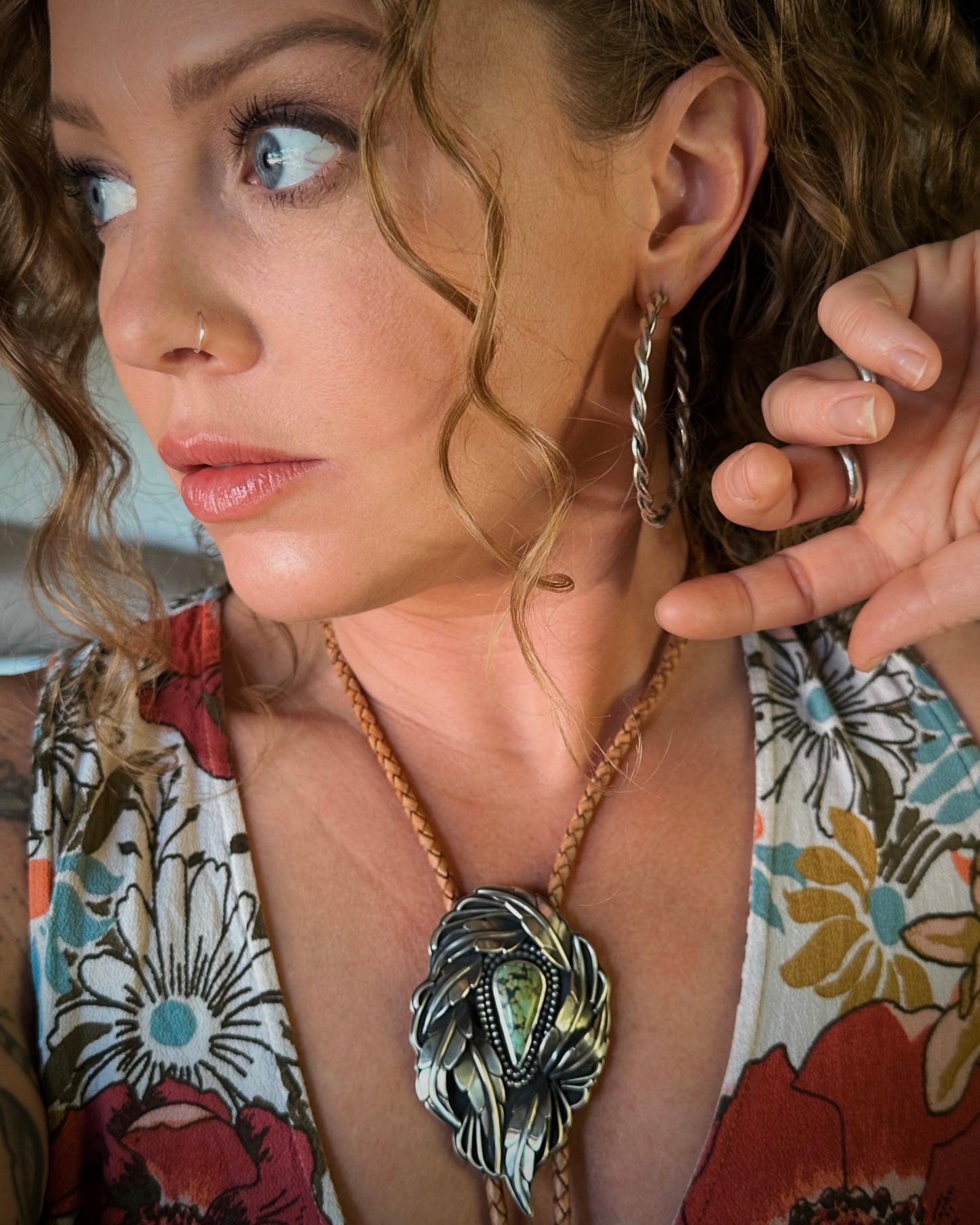 Whisperleaf Bolo Tie