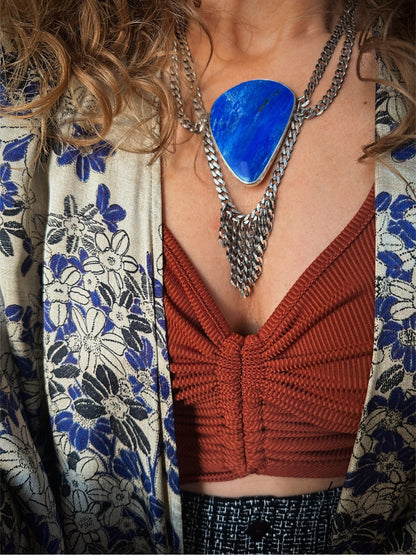 Lapis Lazuli Reckless Necklace