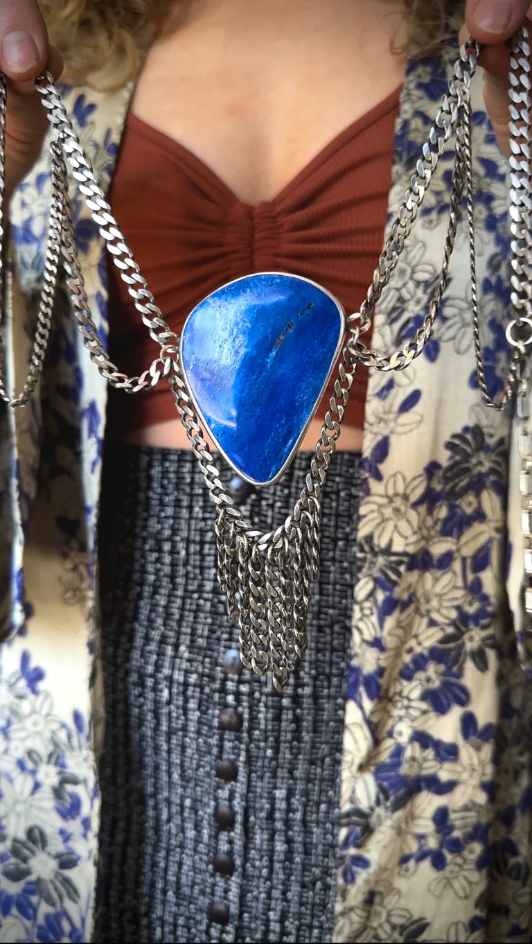 Lapis Lazuli Reckless Necklace