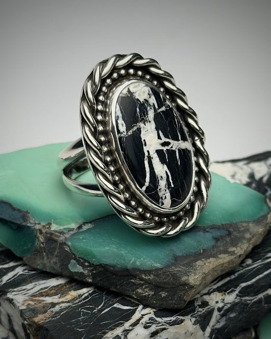 Holdfast White Buffalo Ring {size 7}