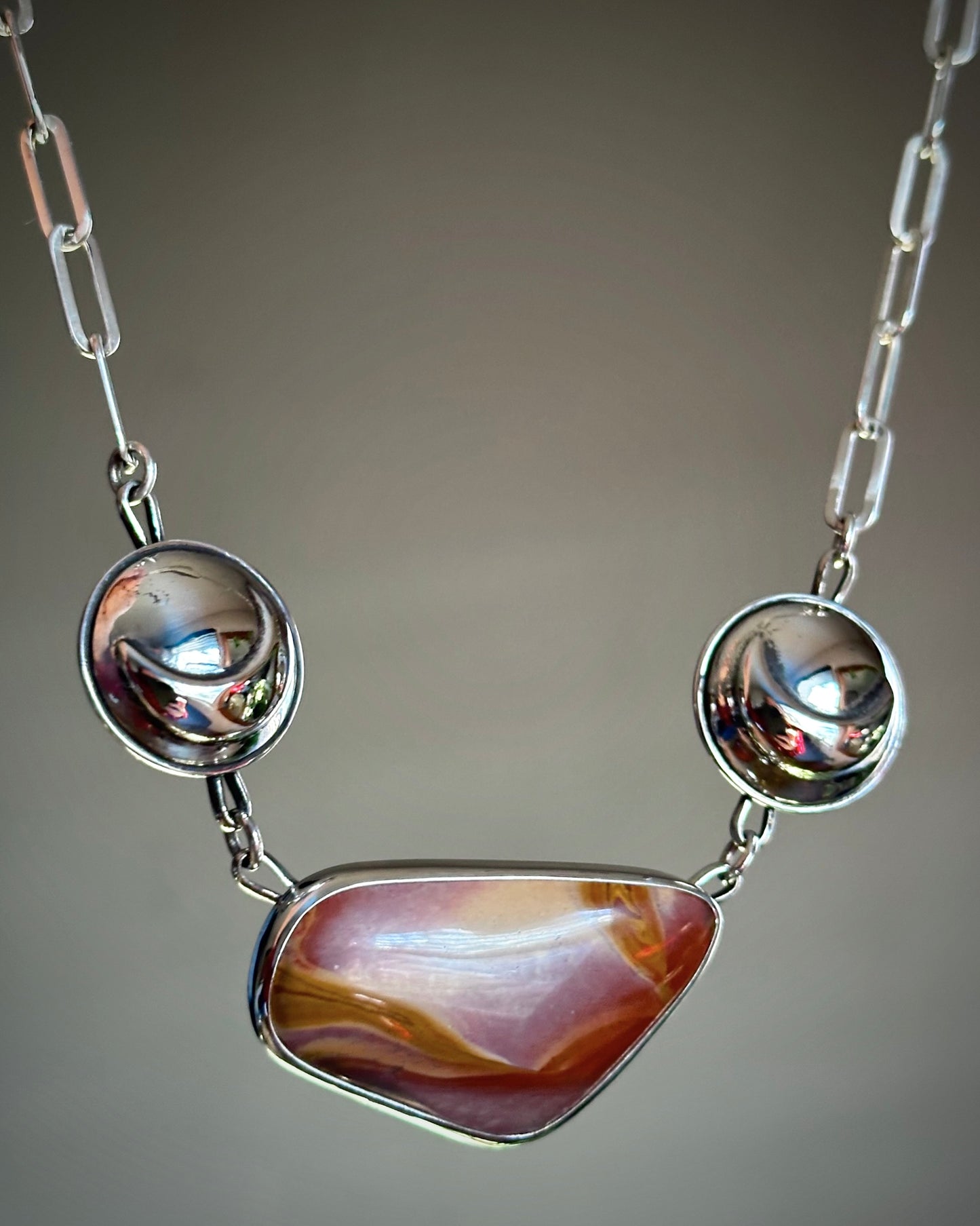 Dual Crescent Moon Necklace