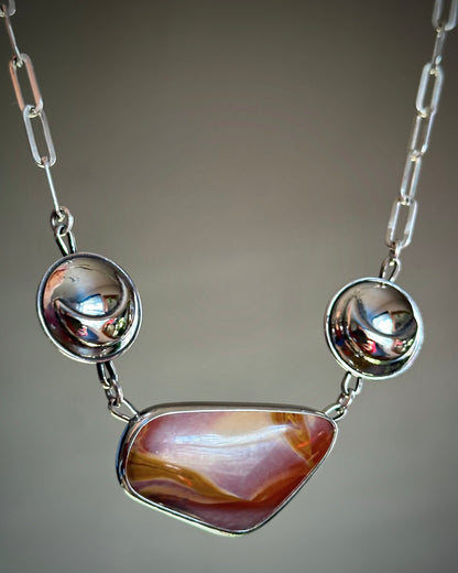 Dual Crescent Moon Necklace