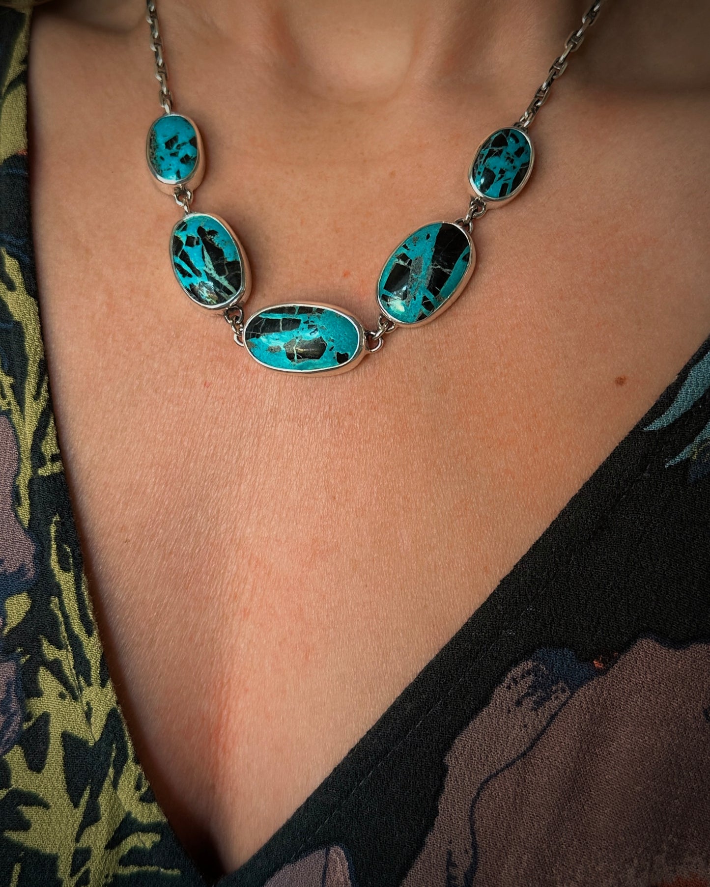 Quintet Turquoise Necklace