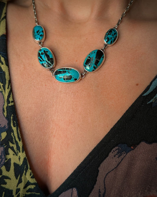 Quintet Turquoise Necklace