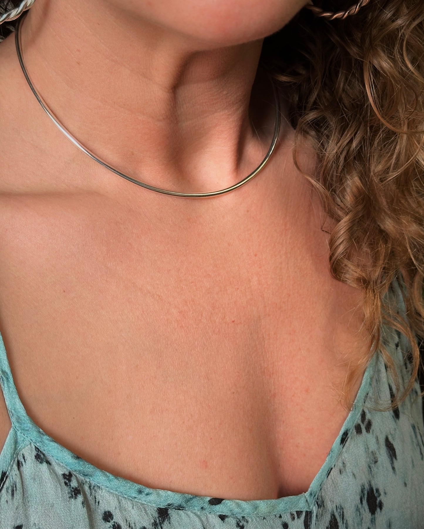 Sterling Silver Neck Ring - made to order