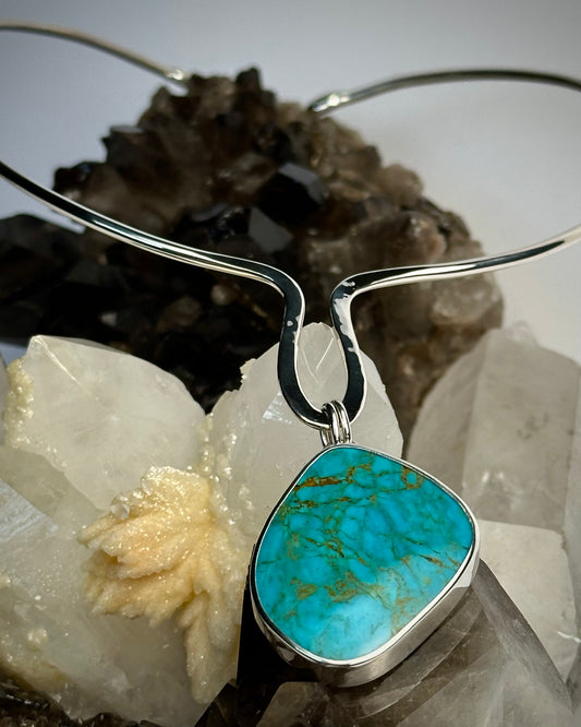 Old Stock Royston Turquoise Neck Ring
