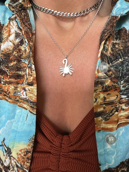 Scorpion Pendant Necklace