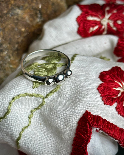 Sterling Silver Everyday Orbs Ring {sz 7.5}