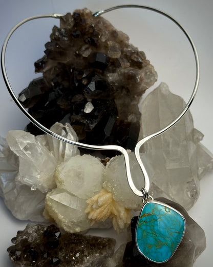 Old Stock Royston Turquoise Neck Ring