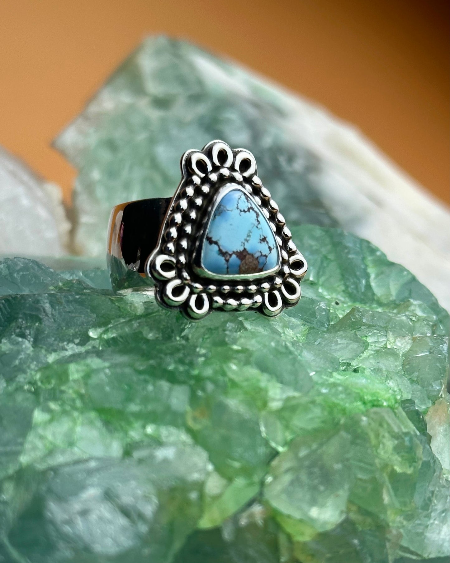 Golden Hills Trillion Ring {size 6}