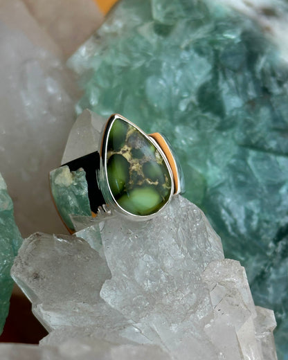 Sonoran Mountain Turquoise Ring {size 7.5}