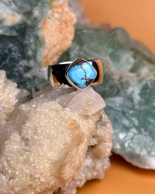 Golden Hills Turquoise Ring {size 9}