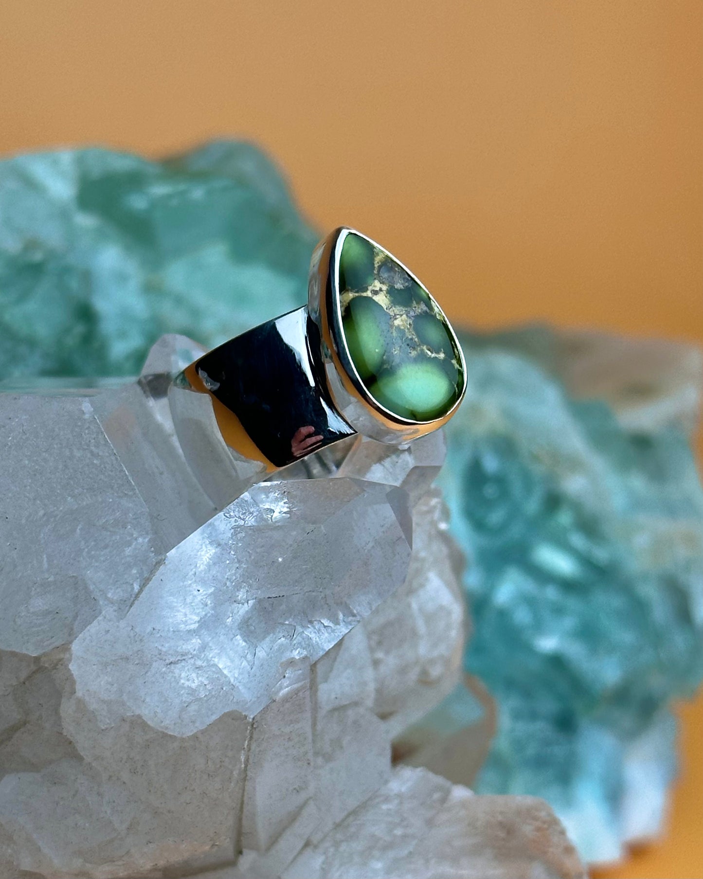 Sonoran Mountain Turquoise Ring {size 7.5}