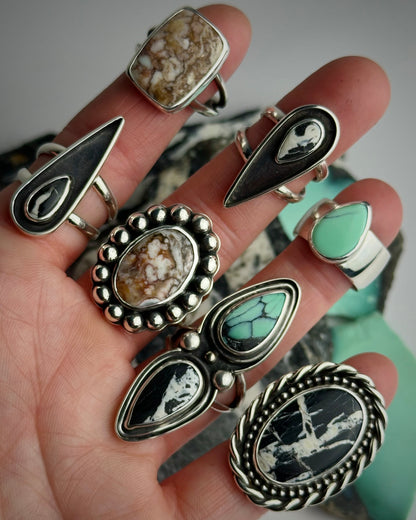 Buffalo Shadow Box Ring {size 7.5}